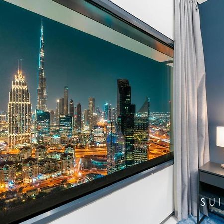 Breathtaking Panoramic Burj Khalifa Skyline View Suite Dubaj Zewnętrze zdjęcie