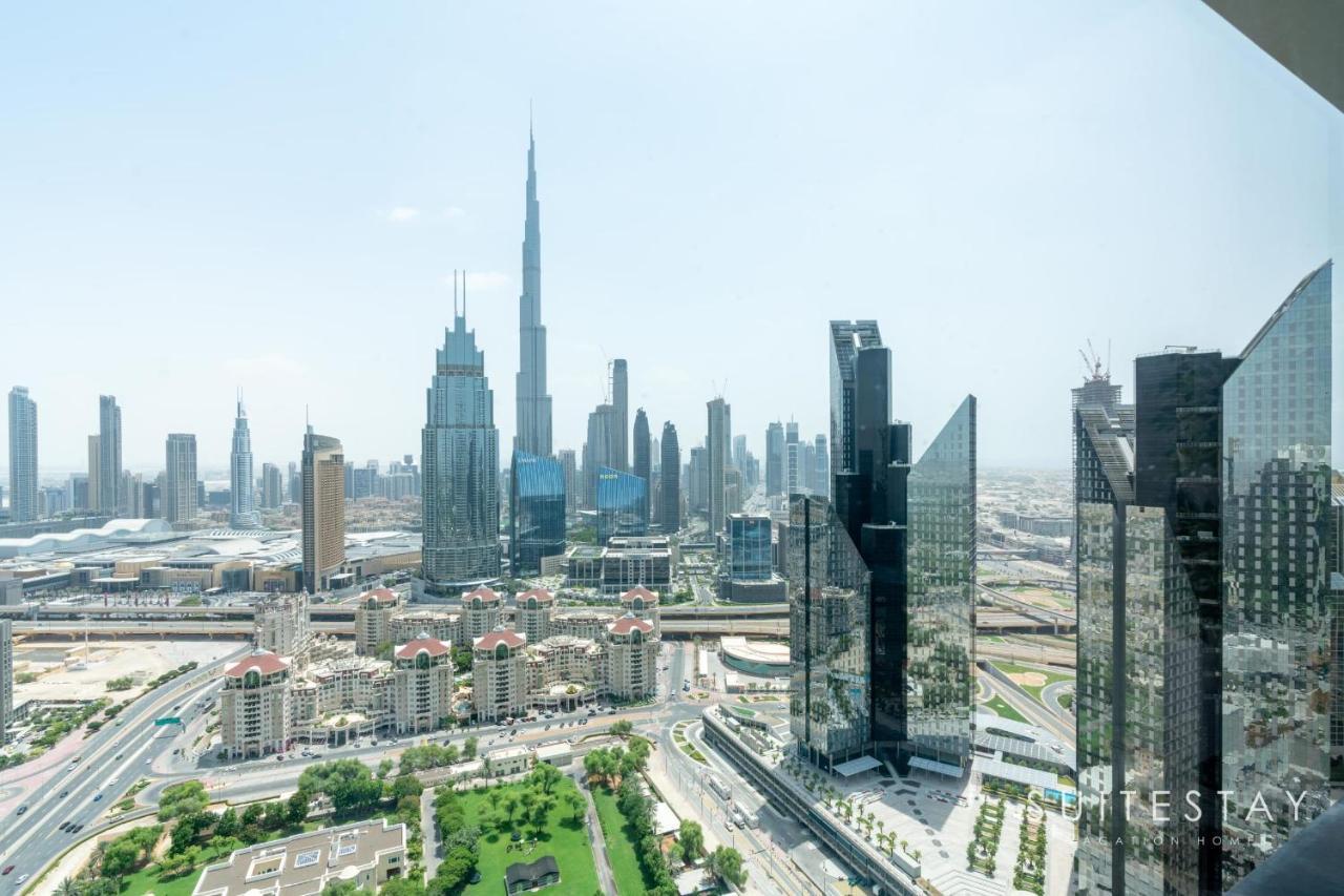 Breathtaking Panoramic Burj Khalifa Skyline View Suite Dubaj Zewnętrze zdjęcie