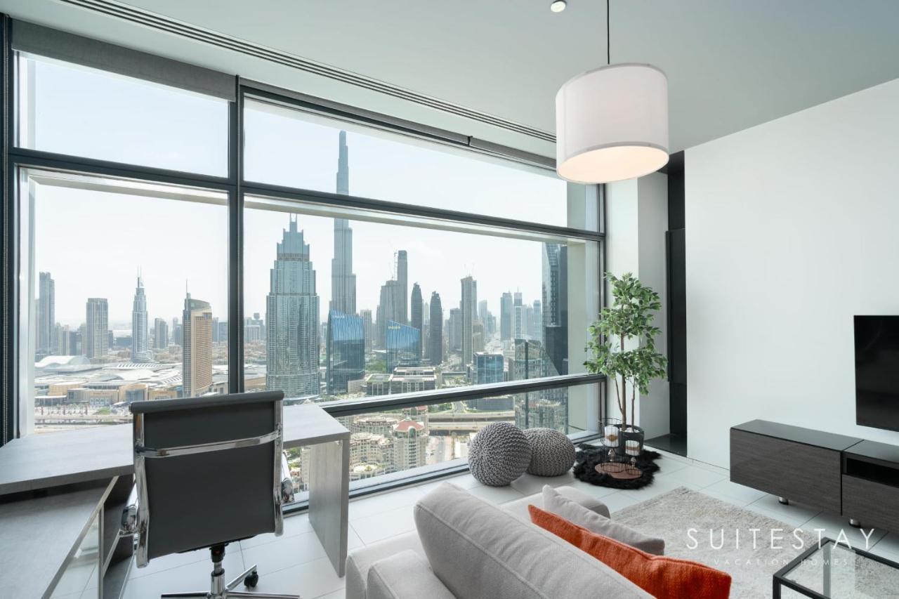 Breathtaking Panoramic Burj Khalifa Skyline View Suite Dubaj Zewnętrze zdjęcie