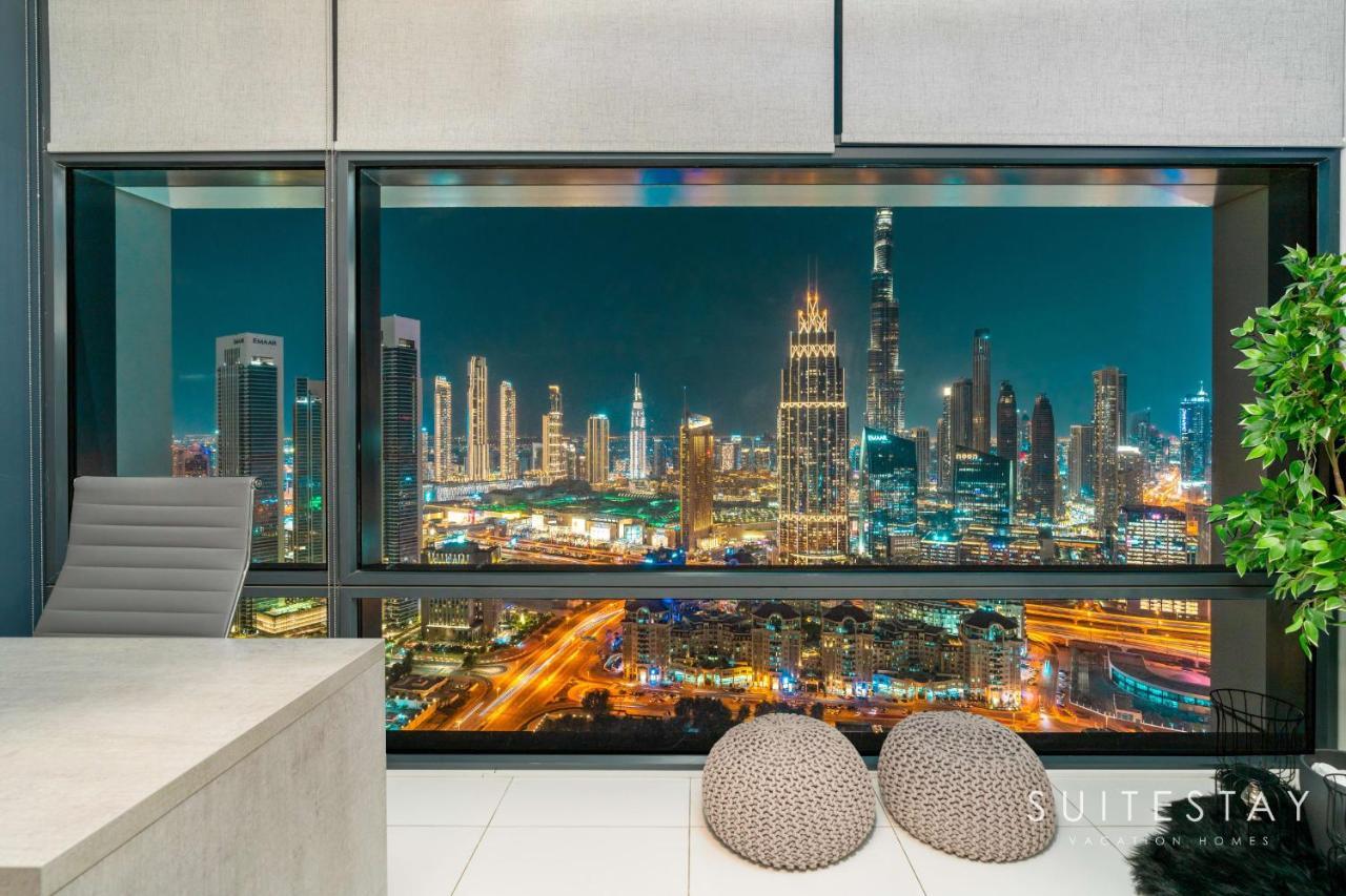 Breathtaking Panoramic Burj Khalifa Skyline View Suite Dubaj Zewnętrze zdjęcie